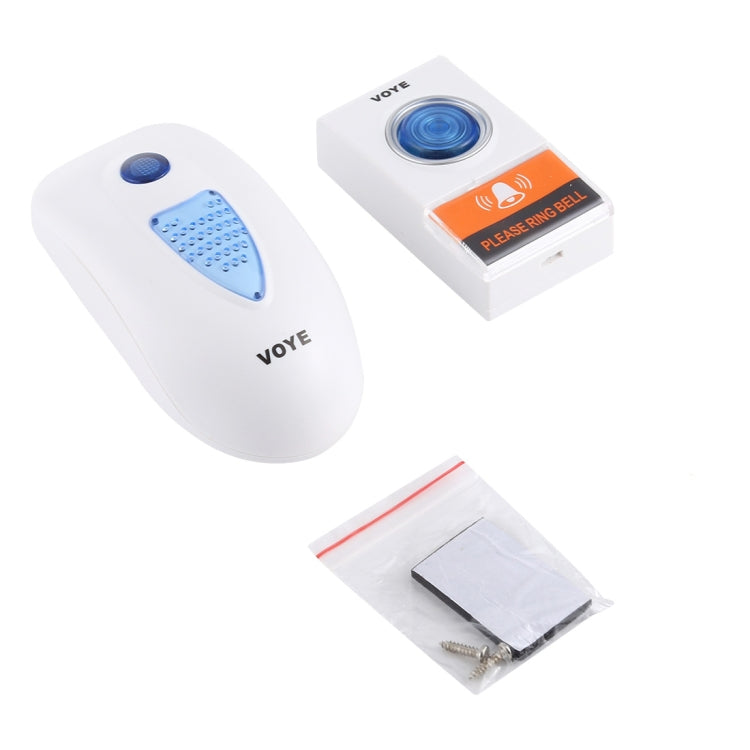 VOYE V003A Home Music Remote Control Wireless Doorbell with 38 Polyphony Sounds, US Plug, V003A VOYE V003A Home Music Remote Control Wireless Doorbell with 38 Polyphony Sounds, US Plug, V003A